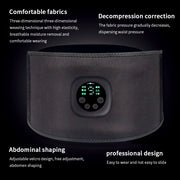 Smart EMS Abdominal Belt – Digital Muscle Trainer & Slimmer