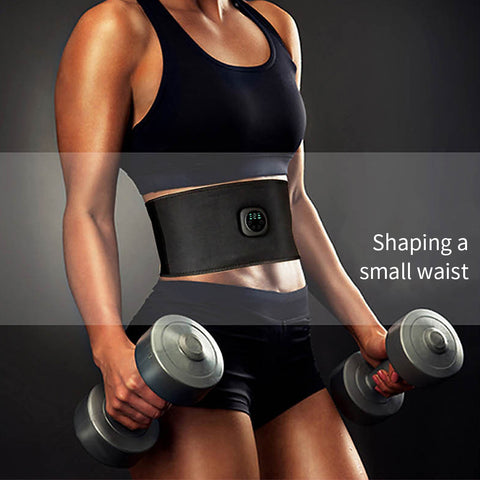Smart EMS Abdominal Belt – Digital Muscle Trainer & Slimmer