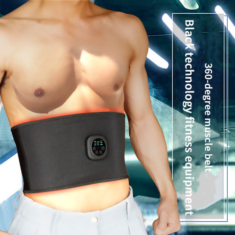 Smart EMS Abdominal Belt – Digital Muscle Trainer & Slimmer