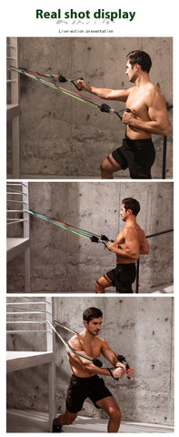 Pulling Rope Elastic Fitness Equipment Multi-functional Training