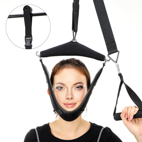 Portable Breathable Stretch Neck Correction Health Care Protective Gear Household Hanging Cervical Traction Device